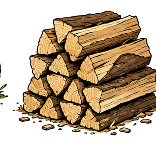 Kaminholz Buche kammergetrocknet